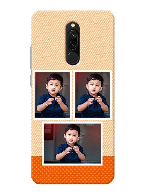 Custom Redmi 8 Mobile Back Covers: Bulk Photos Upload Design