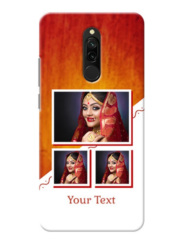 Custom Redmi 8 Personalised Phone Cases: Wedding Memories Design  