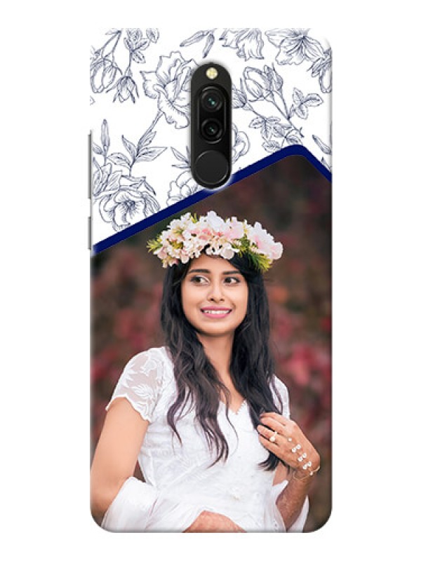 Custom Redmi 8 Phone Cases: Premium Floral Design