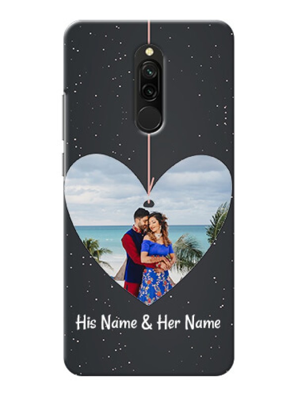 Custom Redmi 8 custom phone cases: Hanging Heart Design