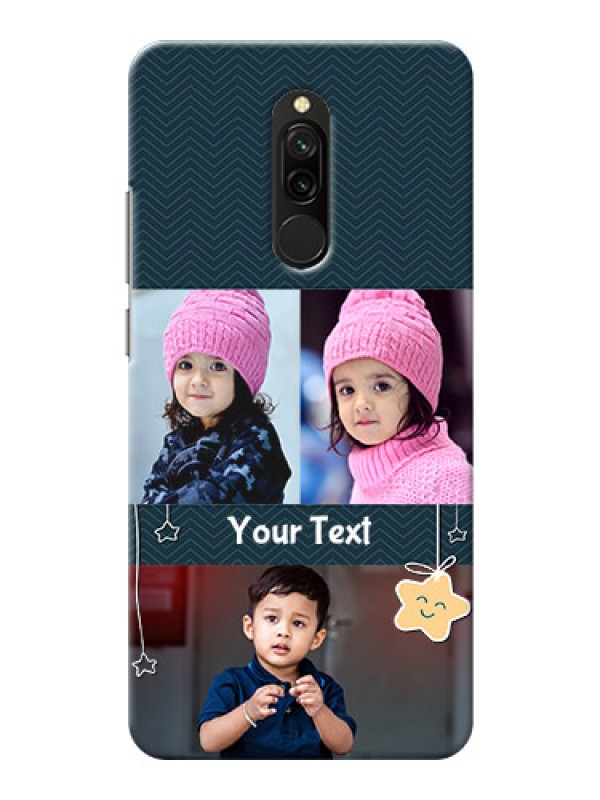 Custom Redmi 8 Mobile Back Covers Online: Hanging Stars Design