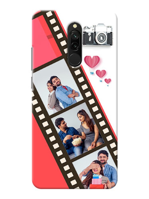 Custom Redmi 8 custom phone covers: 3 Image Holder with Film Reel