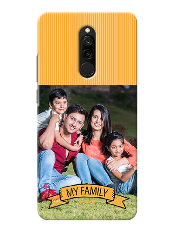 Custom Redmi 8 Personalized Mobile Cases: My Family Design