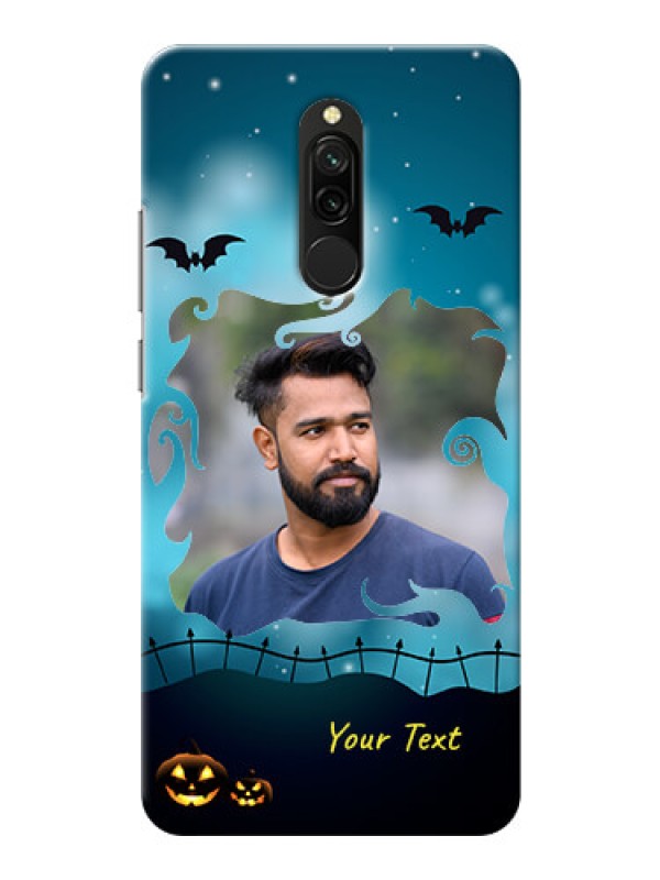 Custom Redmi 8 Personalised Phone Cases: Halloween frame design