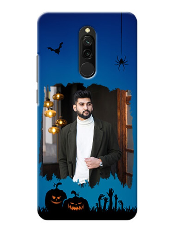 Custom Redmi 8 mobile cases online with pro Halloween design 