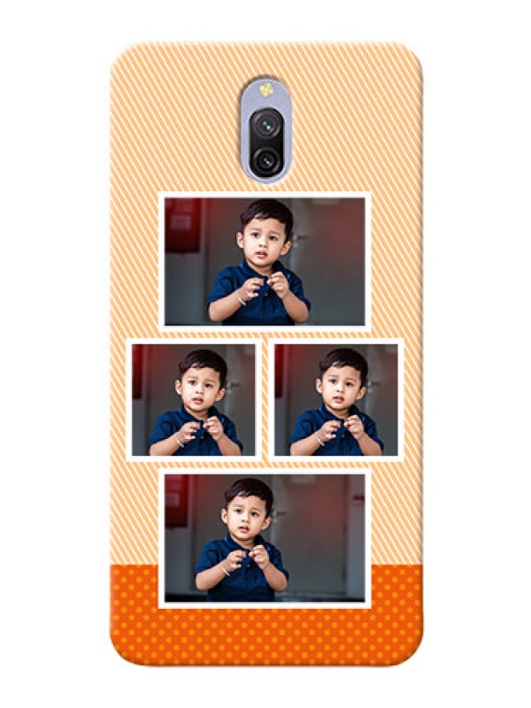Custom Redmi 8A Dual Mobile Back Covers: Bulk Photos Upload Design