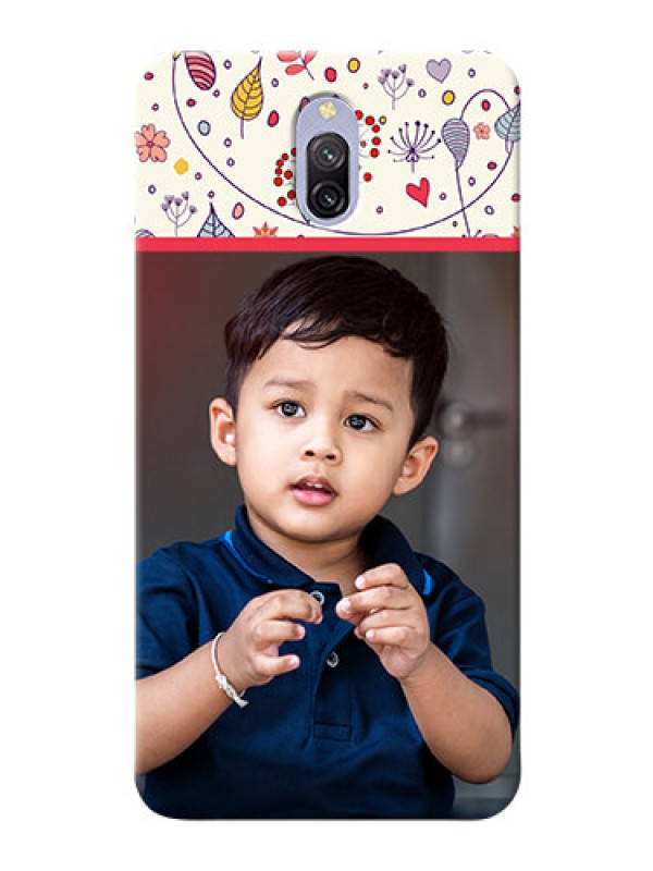 Custom Redmi 8A Dual phone back covers: Premium Floral Design