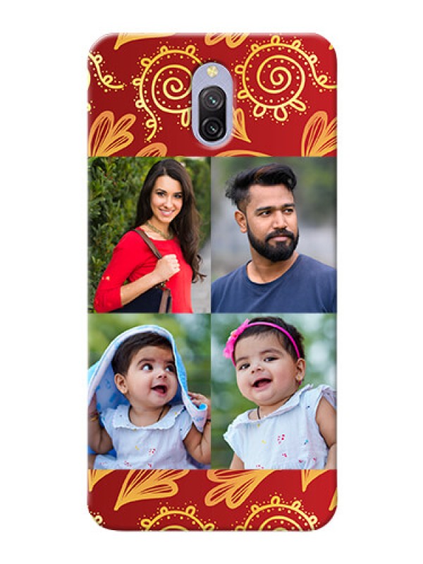Custom Redmi 8A Dual Mobile Phone Cases: 4 Image Traditional Design