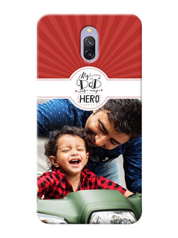 Custom Redmi 8A Dual custom mobile phone cases: My Dad Hero Design
