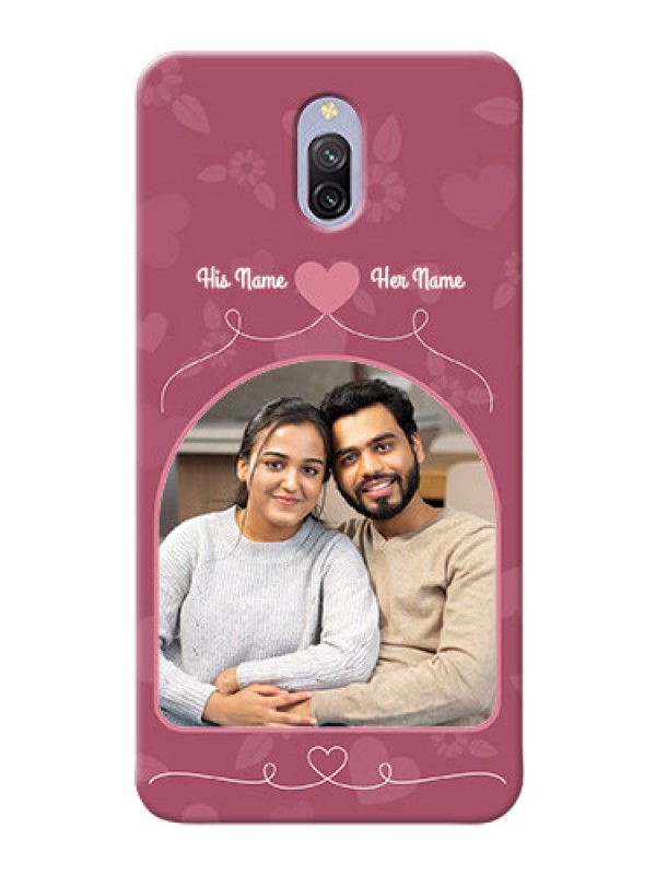 Custom Redmi 8A Dual mobile phone covers: Love Floral Design
