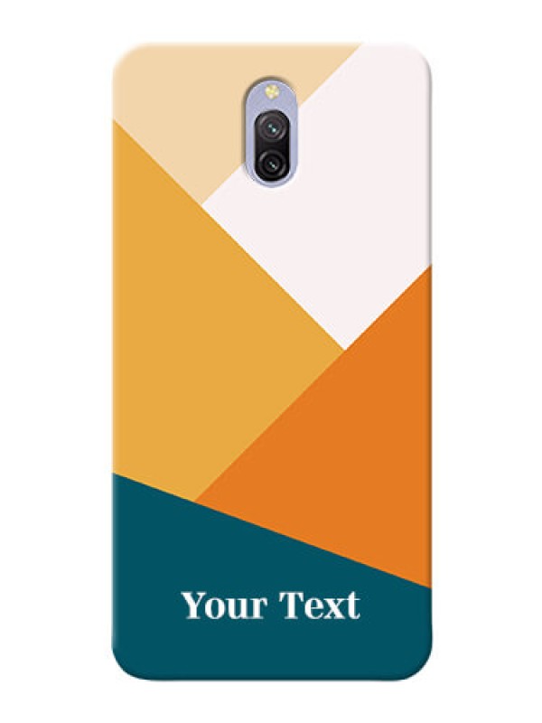 Custom Redmi 8A Dual Custom Phone Cases: Stacked Multi-colour Design