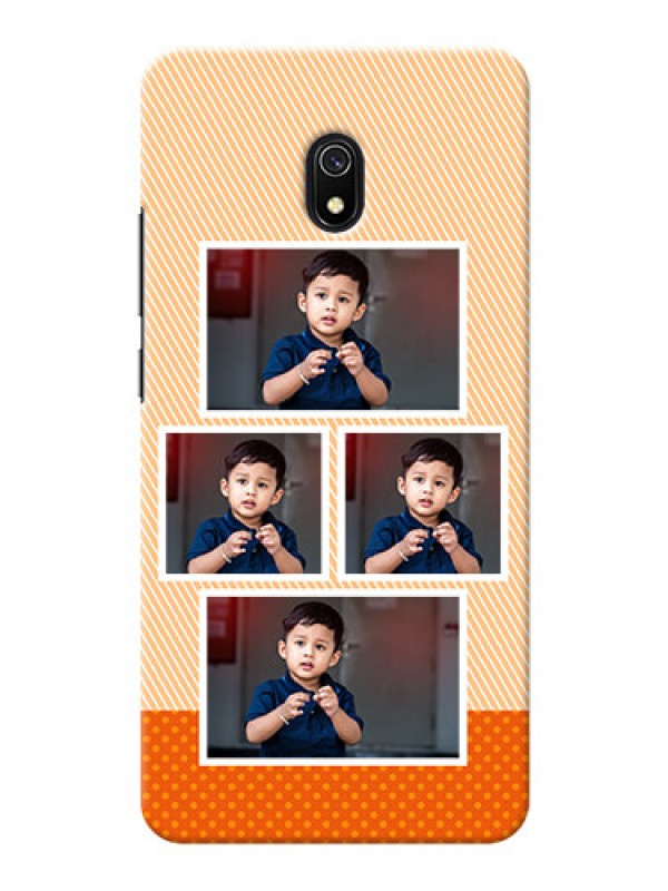 Custom Redmi 8A Mobile Back Covers: Bulk Photos Upload Design
