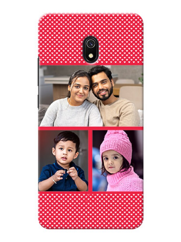 Custom Redmi 8A mobile back covers online: Bulk Pic Upload Design