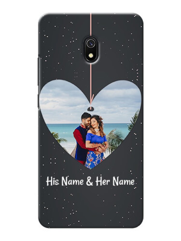 Custom Redmi 8A custom phone cases: Hanging Heart Design