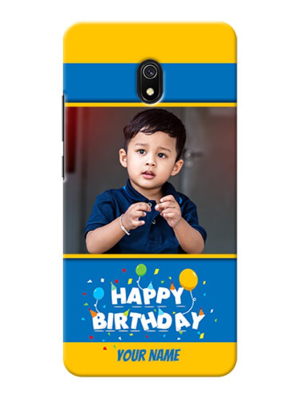 Custom Redmi 8A Mobile Back Covers Online: Birthday Wishes Design