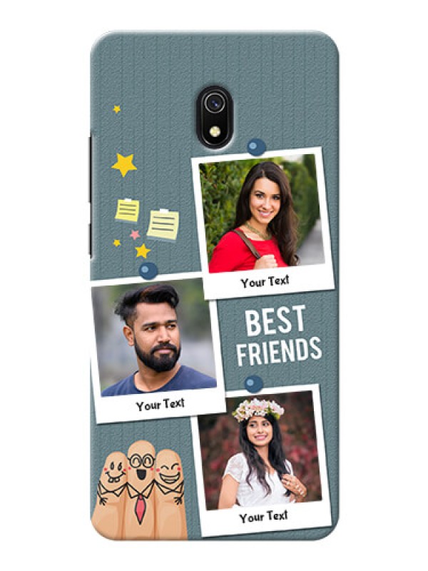 Custom Redmi 8A Mobile Cases: Sticky Frames and Friendship Design