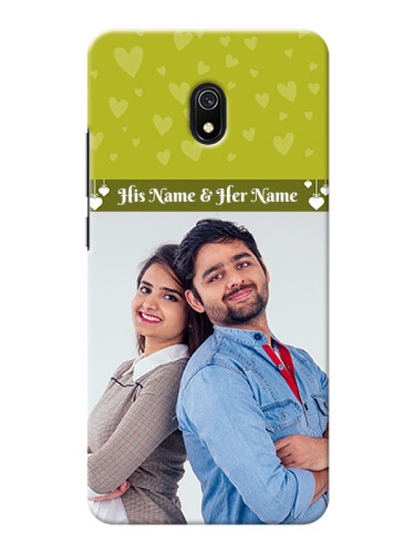Custom Redmi 8A custom mobile covers: You & Me Heart Design