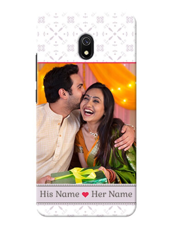 Custom Redmi 8A Phone Cases with Photo and Ethnic Design