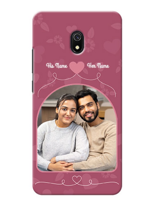 Custom Redmi 8A mobile phone covers: Love Floral Design