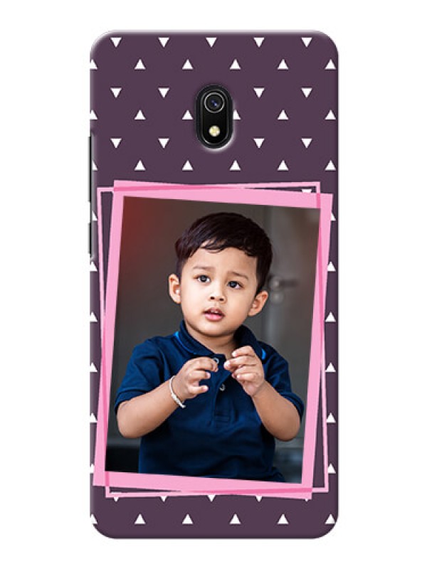 Custom Redmi 8A Phone Cases: Triangle Pattern Dotted Design