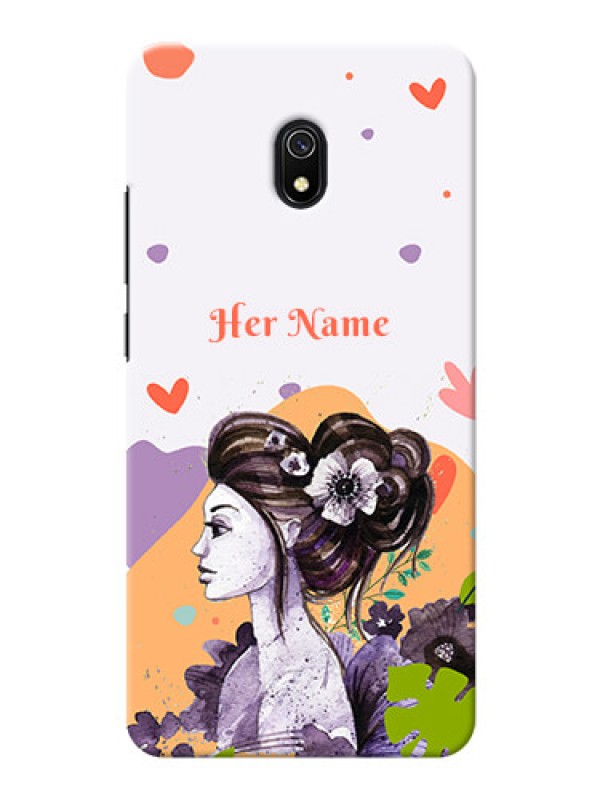 Custom Redmi 8A Custom Mobile Case with Woman And Nature Design