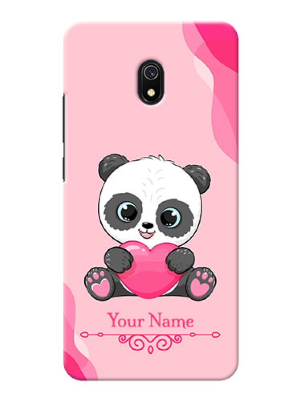 Custom Redmi 8A Mobile Back Covers: Cute Panda Design