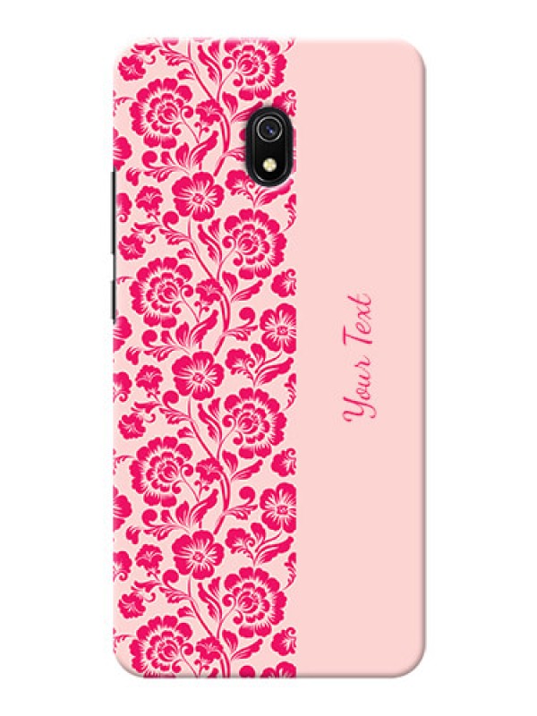 Custom Redmi 8A Phone Back Covers: Attractive Floral Pattern Design