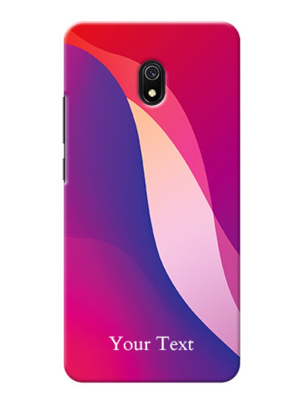 Custom Redmi 8A Mobile Back Covers: Digital abstract Overlap Design