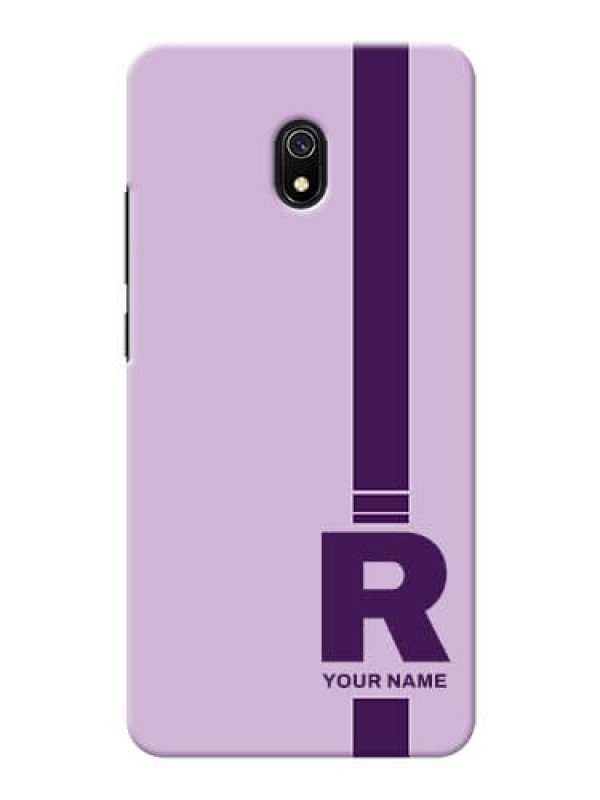 Custom Redmi 8A Custom Phone Covers: Simple dual tone stripe with name Design