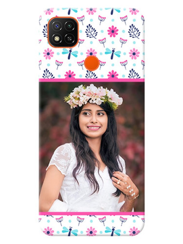 Custom Redmi 9 Activ Mobile Covers: Colorful Flower Design