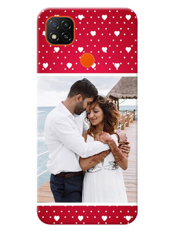 Custom Redmi 9 Activ custom back covers: Hearts Mobile Case Design