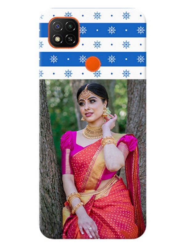 Custom Redmi 9 Activ custom mobile covers: Snow Pattern Design