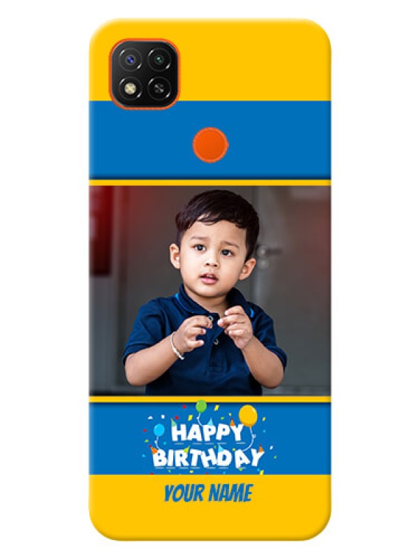 Custom Redmi 9 Activ Mobile Back Covers Online: Birthday Wishes Design