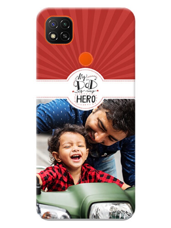 Custom Redmi 9 Activ custom mobile phone cases: My Dad Hero Design