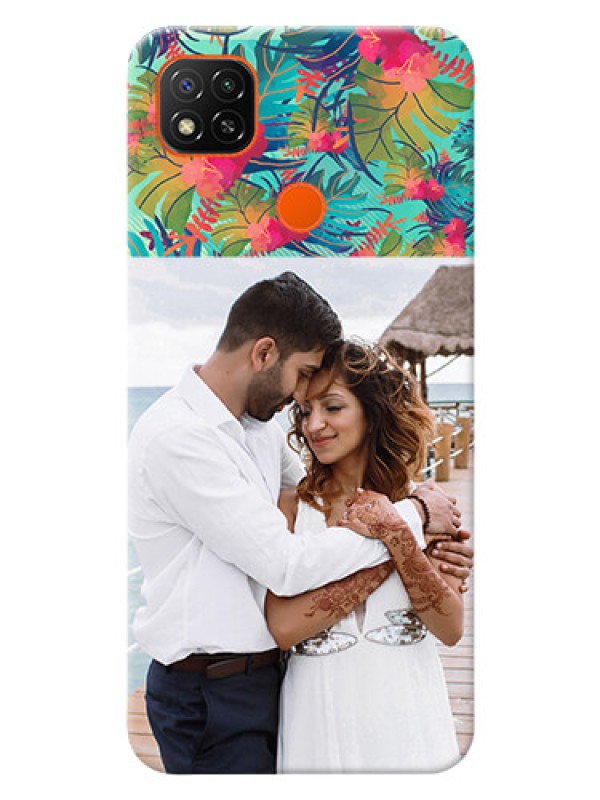 Custom Redmi 9 Activ Personalized Phone Cases: Watercolor Floral Design