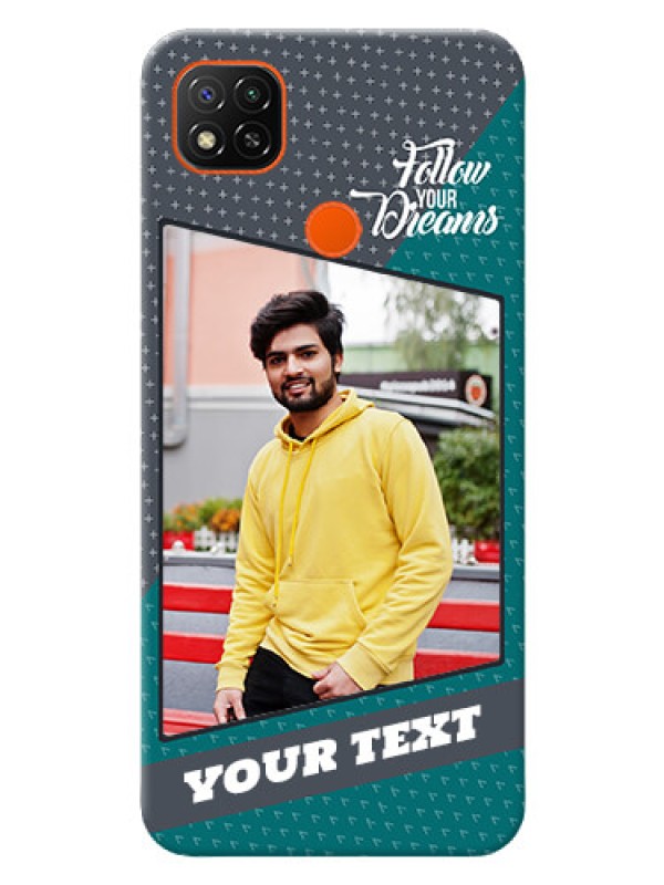 Custom Redmi 9 Activ Back Covers: Background Pattern Design with Quote