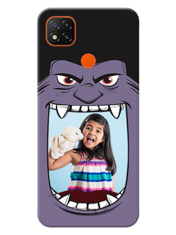 Custom Redmi 9 Activ Personalised Phone Covers: Angry Monster Design