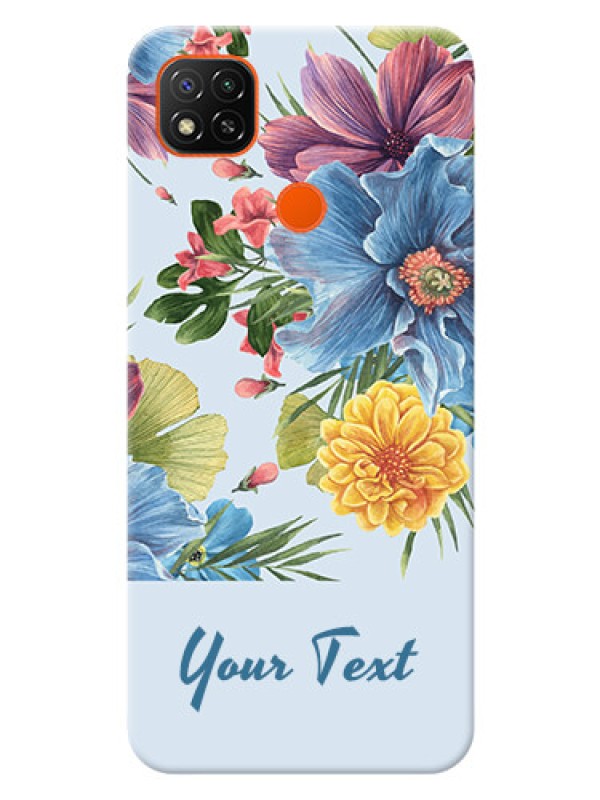 Custom Redmi 9 Activ Custom Phone Cases: Stunning Watercolored Flowers Painting Design
