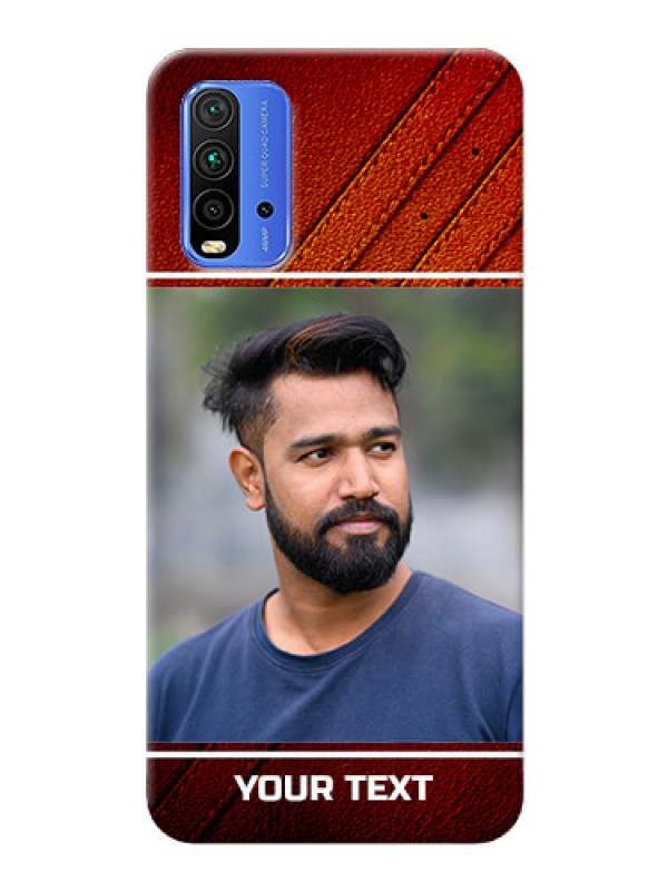 Custom Redmi 9 Power Back Covers: Leather Phone Case Design