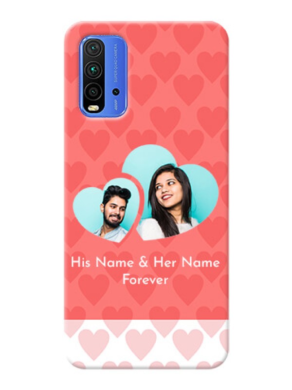 Custom Redmi 9 Power personalized phone covers: Couple Pic Upload Design
