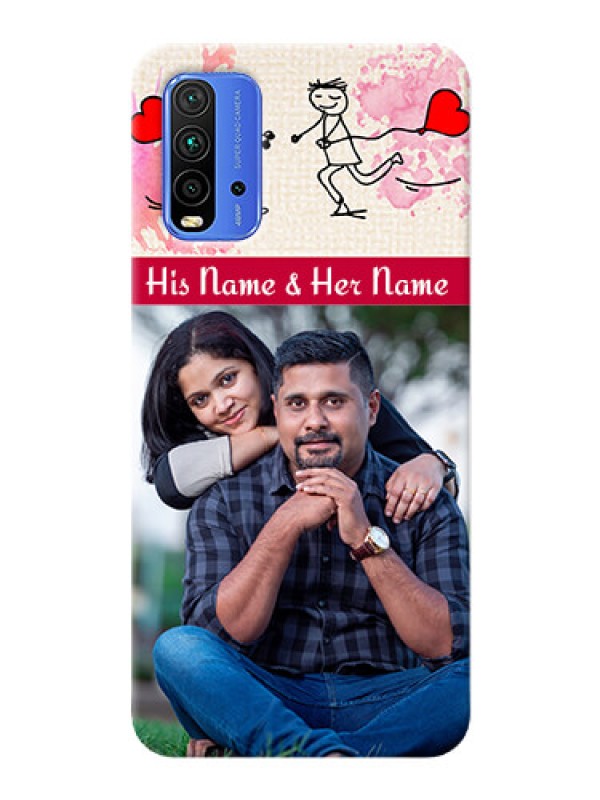 Custom Redmi 9 Power phone back covers: You and Me Case Design