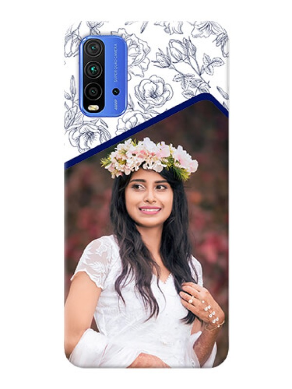 Custom Redmi 9 Power Phone Cases: Premium Floral Design