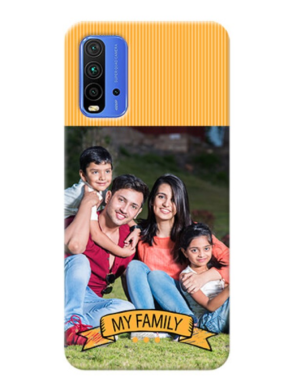 Custom Redmi 9 Power Personalized Mobile Cases: My Family Design