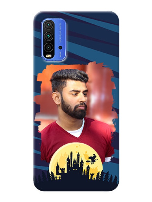 Custom Redmi 9 Power Back Covers: Halloween Witch Design 