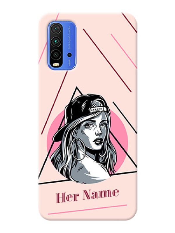 Custom Redmi 9 Power Custom Phone Cases: Rockstar Girl Design