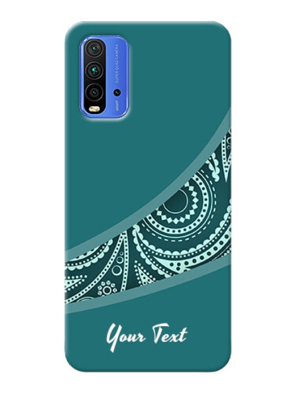 Custom Redmi 9 Power Custom Phone Covers: semi visible floral Design