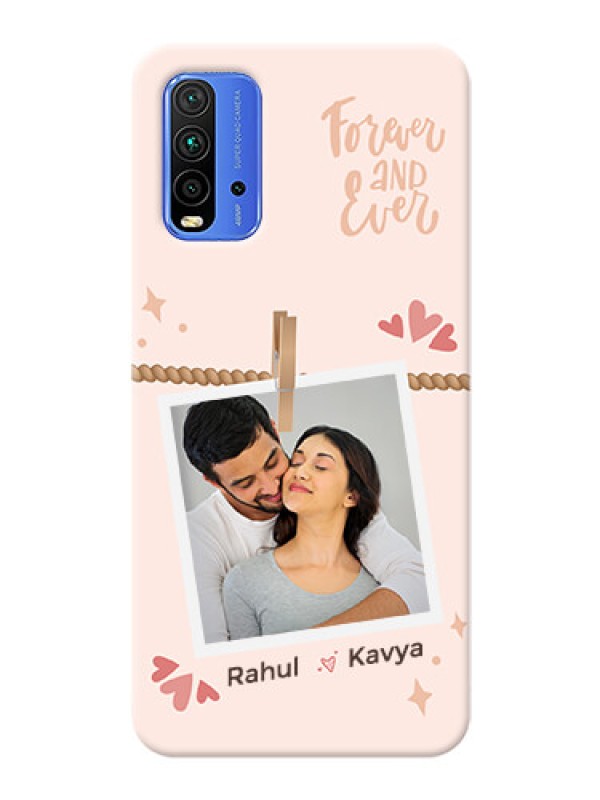 Custom Redmi 9 Power Phone Back Covers: Forever and ever love Design