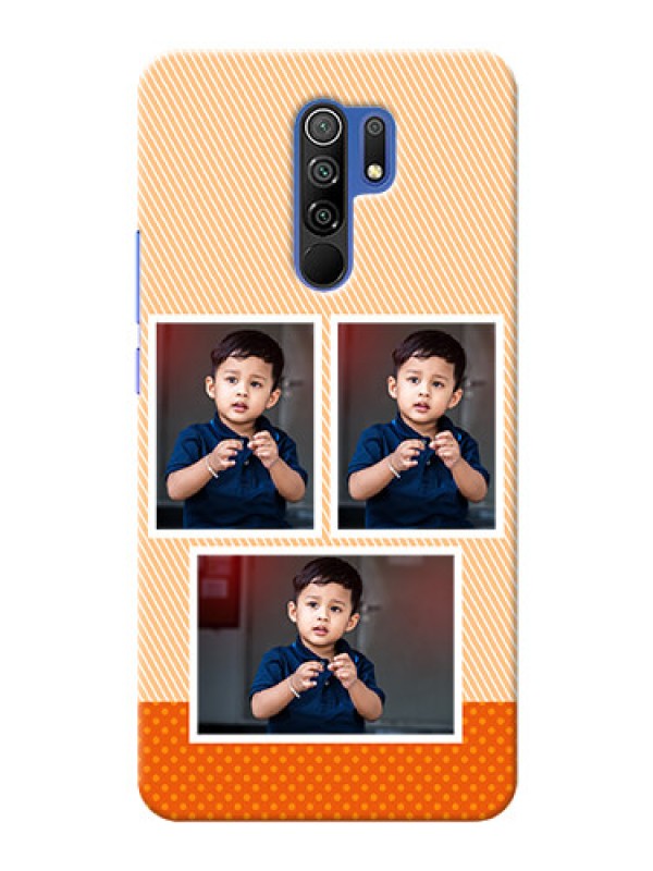 Custom Redmi 9 Prime Mobile Back Covers: Bulk Photos Upload Design