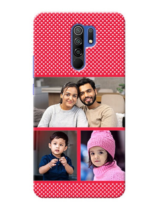 Custom Redmi 9 Prime mobile back covers online: Bulk Pic Upload Design