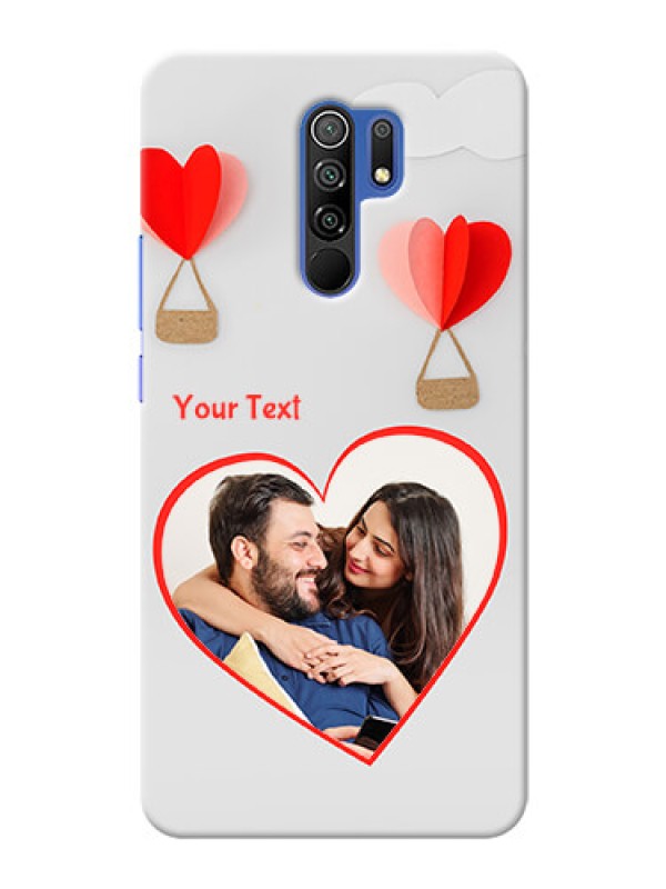 Custom Redmi 9 Prime Phone Covers: Parachute Love Design